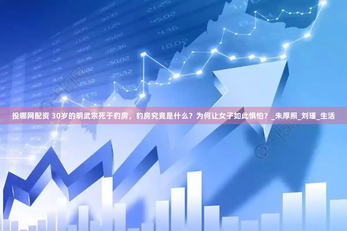 投哪网配资 30岁的明武宗死于豹房，豹房究竟是什么？为何让女子如此惧怕？_朱厚照_刘瑾_生活